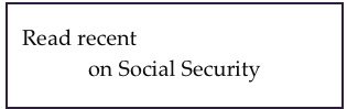 
Read recent news and opinions on Social Security